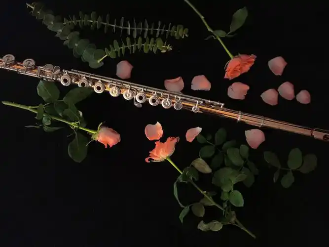 长笛和鲜花