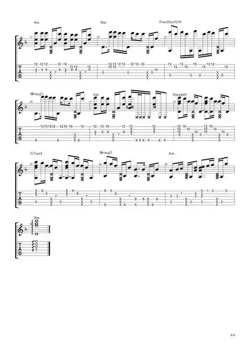 carelesswhisper无心快语吉他谱吉他指弹改编视频指弹教学