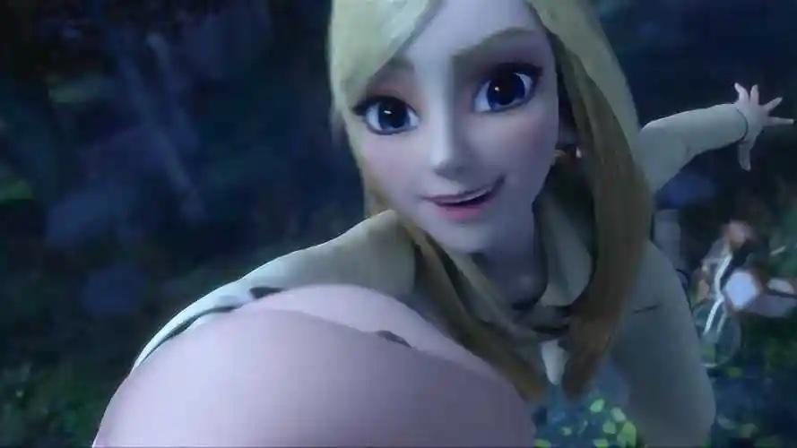 熊出没变形记美女从坏人手里夺回汽车钥匙熊大熊二过来帮忙