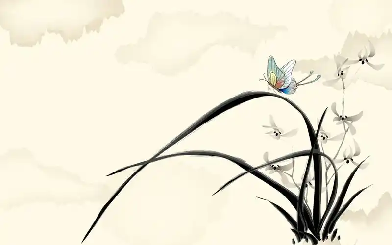 中国水墨画风景高清桌面壁纸