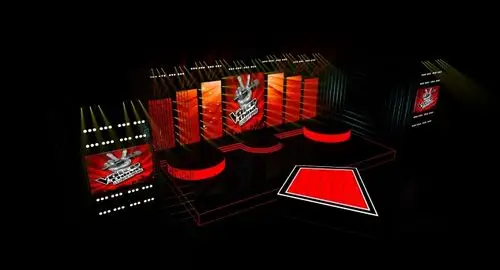 中国好声音演唱会 新品发布 车展 舞台效果图 舞美效果图 舞台设计图