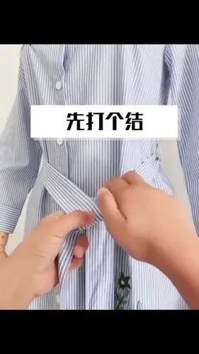 各种衣服蝴蝶结的打结教程原来打结还有那么多方法