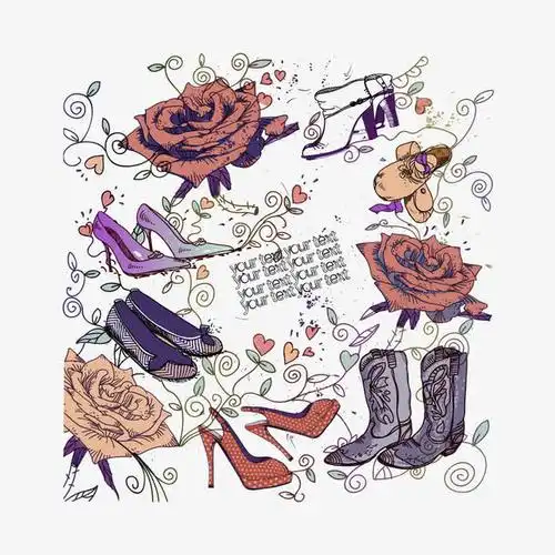 关键词 : 女鞋,高跟鞋,手绘,卡通