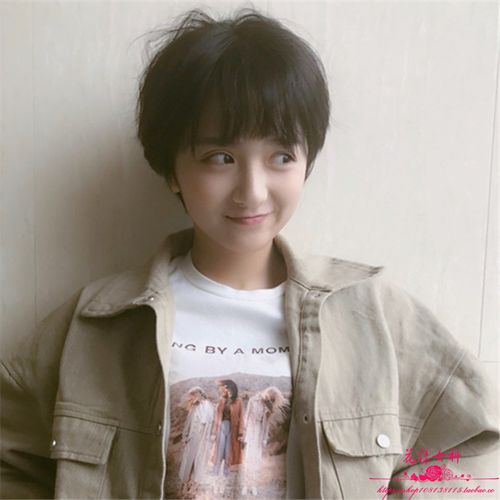 时尚短发假发女新款 潮流 个性_齐耳超短发假发女新款帅气韩国时尚