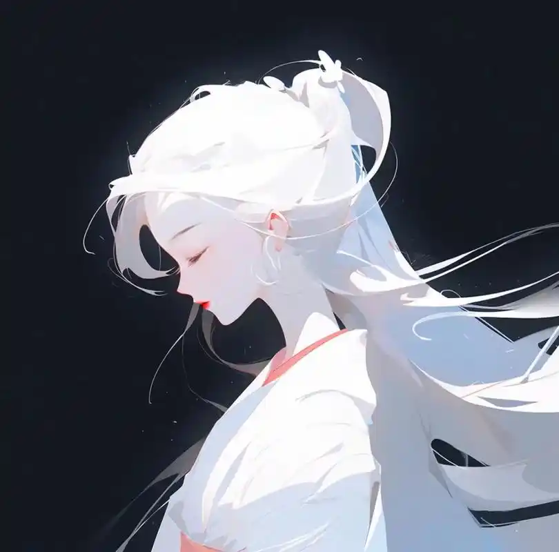 白发头像#会发光头像#女生头像#动漫女头 #古风头像 - 抖音