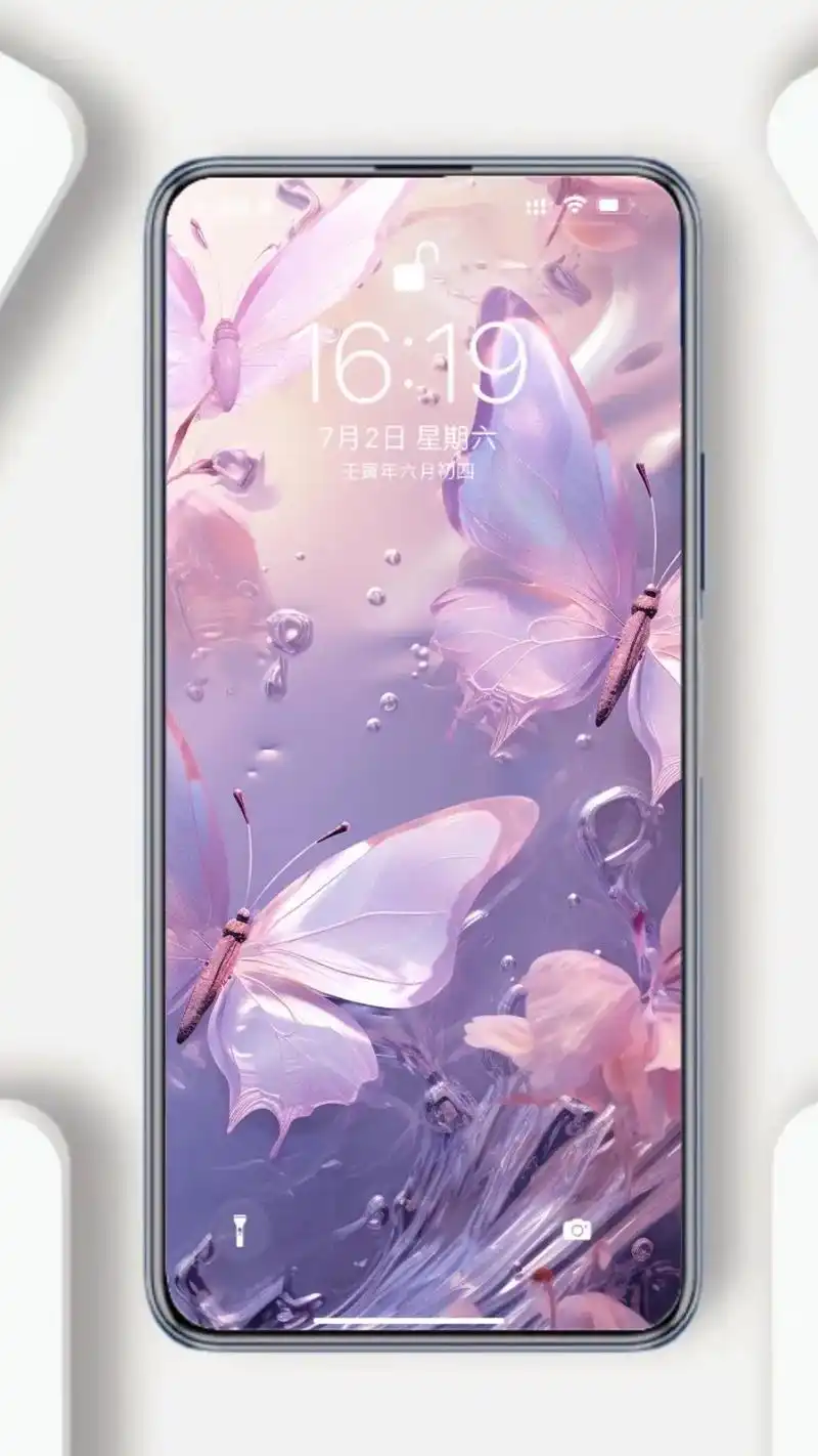 紫色蝴蝶03.#ai绘画 #绘画 #锁屏 #壁纸 - 抖音