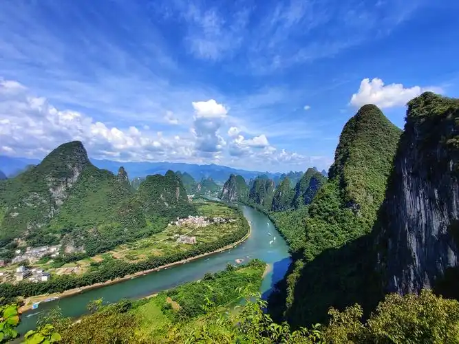 桂林山水甲天下活在当下感受祖国的大好河山