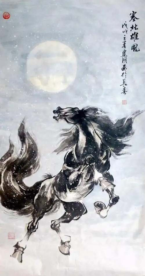 画家刘建国先生骏马作品鉴赏