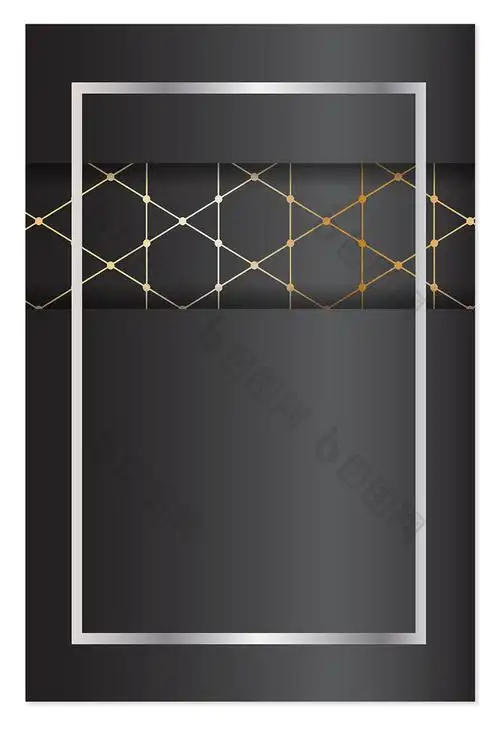 高级灰质感金色线条图图片