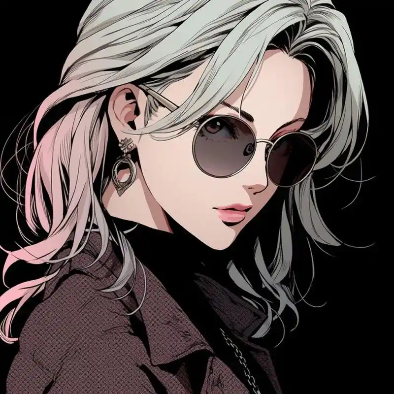 旧漫头像丨戴眼镜的御姐丨第三集 #动漫女生头像#0202#头像分享