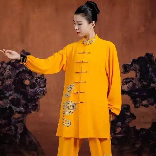 祥云太极服装新款洋气武术表演比赛服太极拳练功太极服