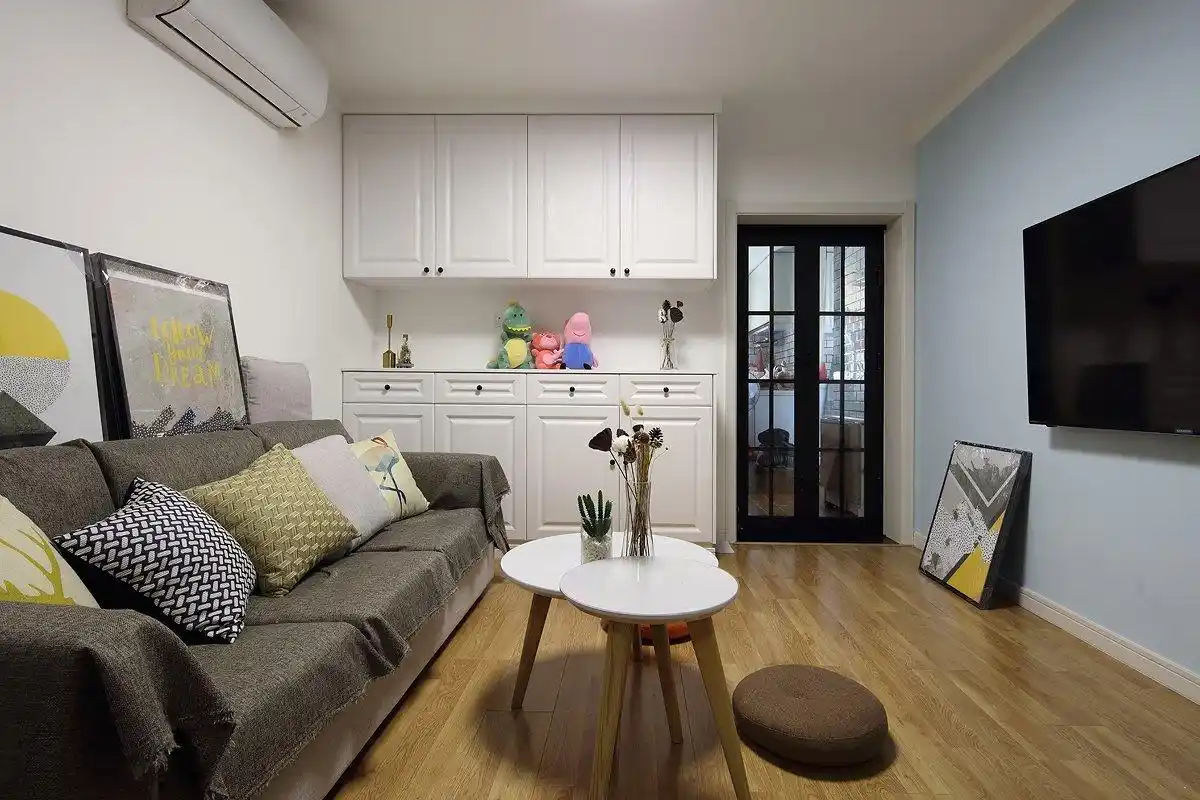 简约一居室48平米4万-梅陇十一村装修案例-上海房天下家居装修网