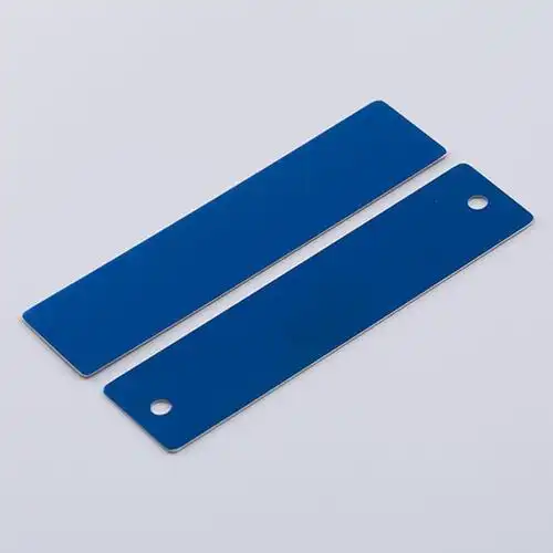 金属不锈钢临时停车电话牌 双面蓝色不锈钢临时挪车电话号码牌