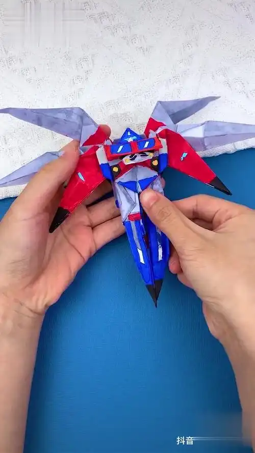 心心念念的变形金刚教程来了,快来~ 暑期知识大作战 折纸 变形金刚