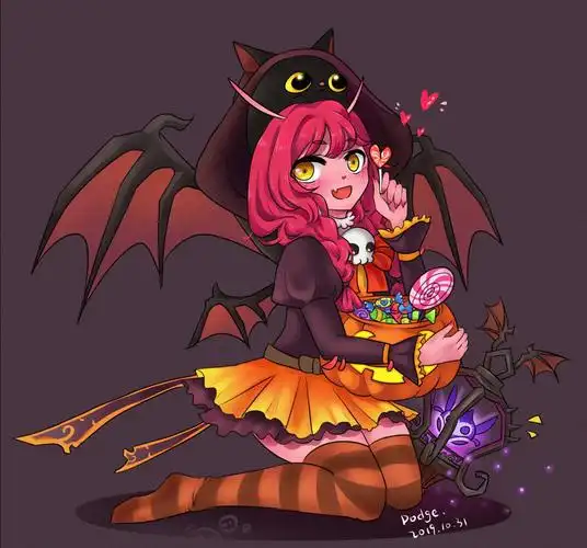 dota2万圣节份的小仙女