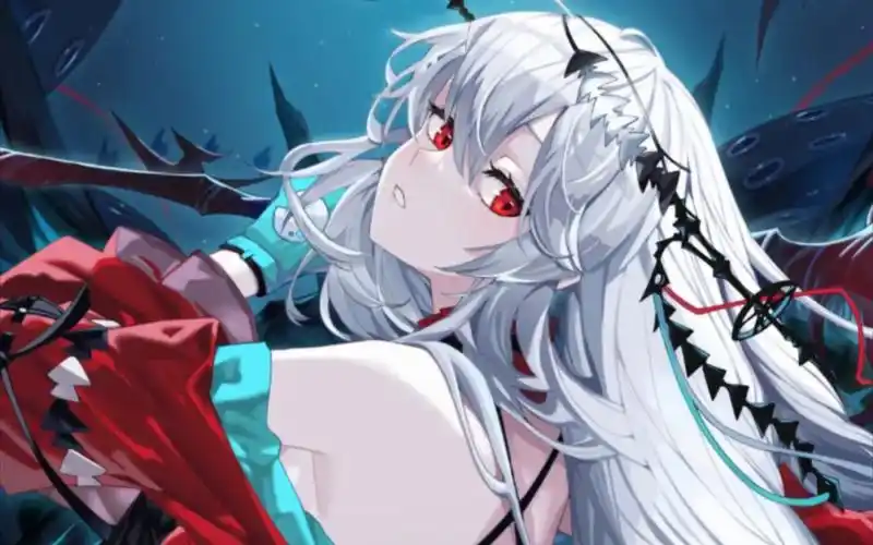 二次元白毛精美壁纸