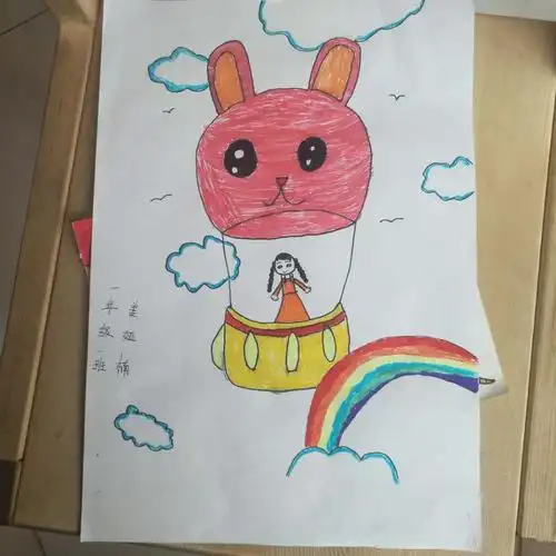 乐陵市寨头堡乡小学《我的梦想》优秀绘画作品欣赏