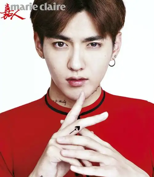 嘉人marieclaire中国男明星首封吴亦凡图片