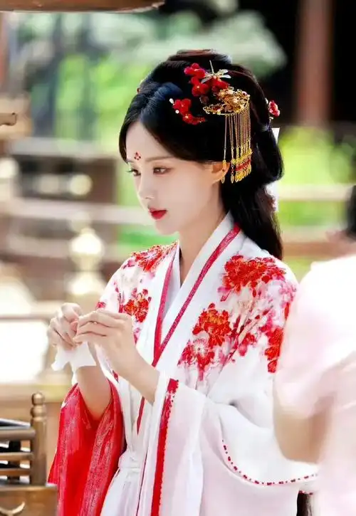 李一桐古装贵女扮相好乖!像一朵盛开的海棠花!网友:天选古人!
