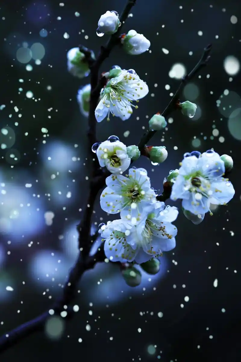 梅花喜欢漫天雪