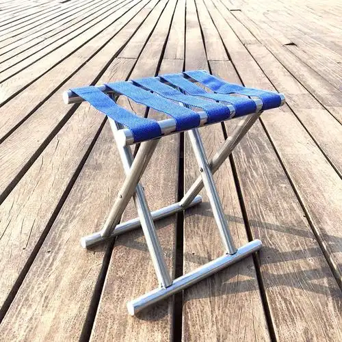 批发简易铁马扎 便携折叠凳子 钓鱼椅 十元地摊赶集日用百货