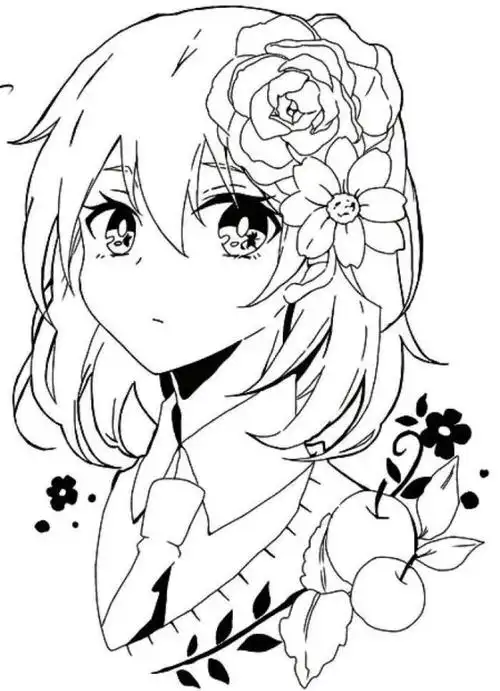 人物手绘线稿 超简单,适合初学者临摹