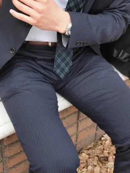 1415-又见西裤门:腰带的皮革和金属,裤门的线条和