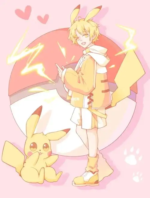 皮卡丘拟人哦～#皮卡丘