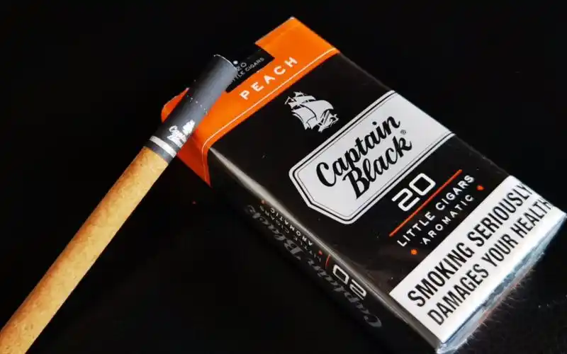 muc乌鸦(外烟测评)美国captain black 帆船小雪茄 水蜜桃味