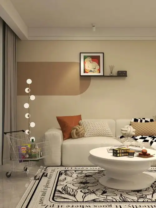 奶茶系客厅是冬天的颜色没错了一整个爱住