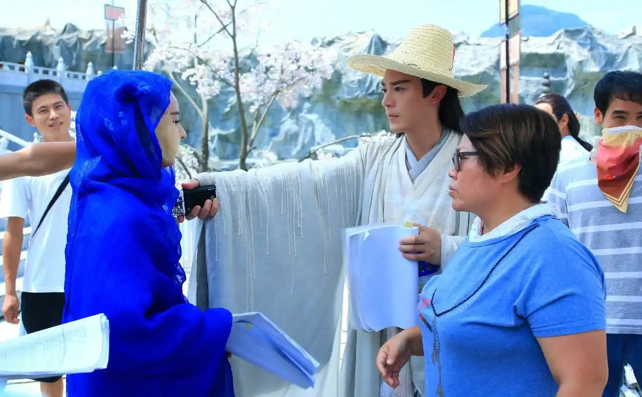 《花千骨》幕后花絮:张张爆笑,最后一张霍建华的帽子亮了