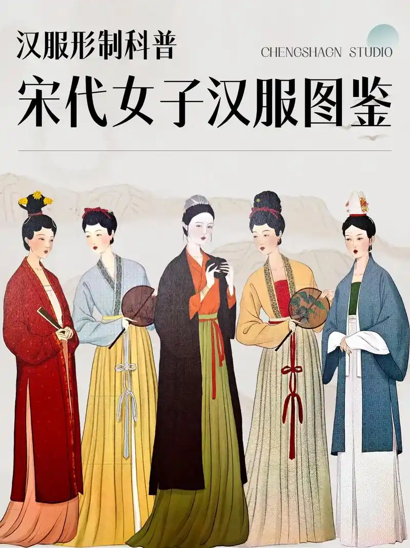 宋代女子汉服形制图鉴73.