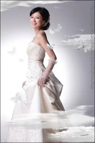 浪漫纯美贾静雯婚纱写真(2)_婚纱摄影