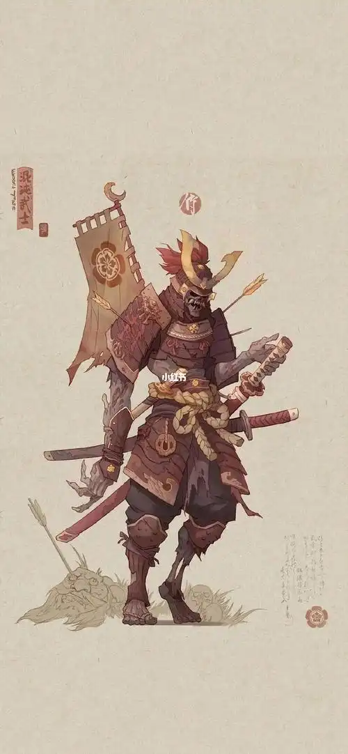鬼武士|混沌武士|95_日系_图片转载来源_素材_素材其他
