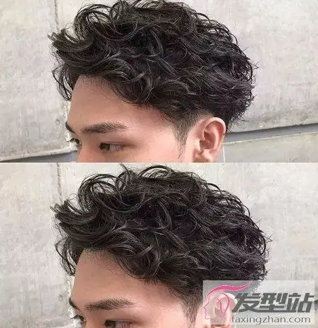 男生小卷烫短发发型满头烫设计时髦个性超吸睛