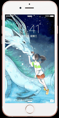 千与千寻 白龙 可爱 萌 livephoto 锁屏 壁纸 动态 女生治愈 宫崎骏