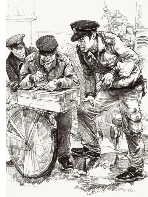 速写场景临摹素材