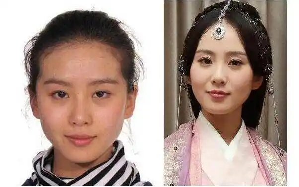 女明星卸妆照不得不说化妆的厉害热巴和王丽坤才是真正的美女