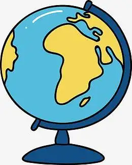 地球仪卡通素材_地球仪卡通png图片下载_觅元素