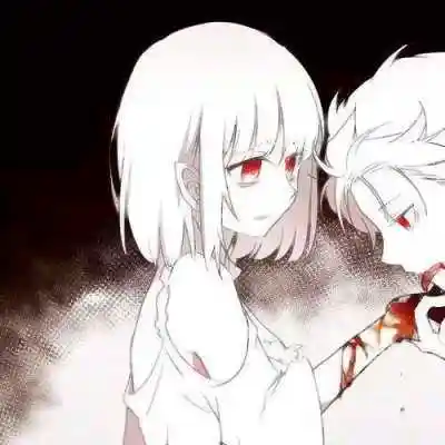 一对两张病娇系情头动漫头像