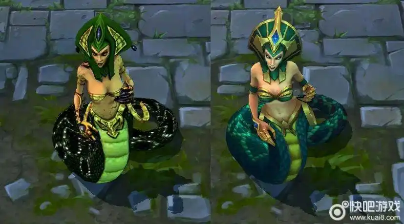 lol8.28测试服:螳螂沙漠甲虫皮肤 蛇女重做