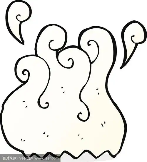 蒸汽,卡通,乱画,可爱的,快乐