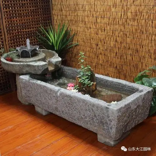 阳台假山鱼池精选