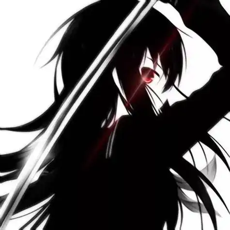 黑暗系二次元动漫女生头像爱与不爱全在我们一念之间