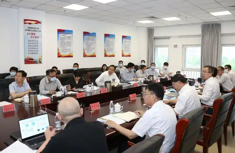 周宇騉总经理拜会天津市滨海新区区委副书记,区长杨茂荣