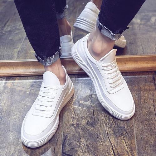 伐柯秋天配牛仔裤的鞋子男士小白潮鞋秋季男鞋透气小白鞋男韩版潮流增