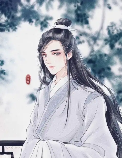 帅哥插画 沈未澜的古风小哥哥手绘作品欣赏