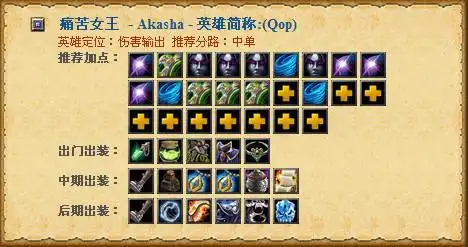 最新版dota英雄出装表,中期装备表,后期装备表