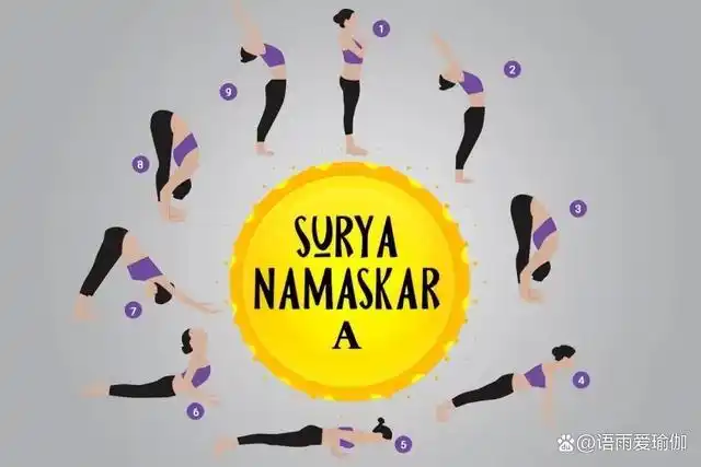 拜日式是瑜伽中练习最多的12个体式.