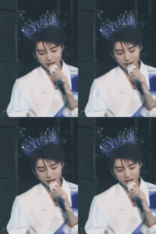 王俊凯舞台反差萌系列来袭,可盐可甜的王总